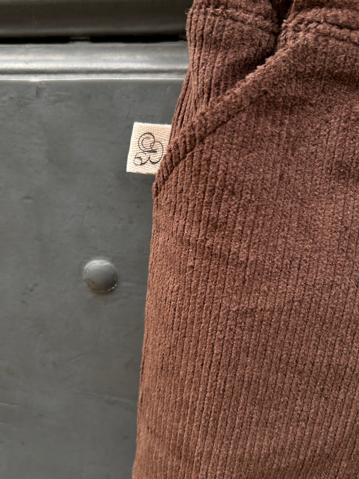 MILANO Pantalone velluto cioccolato