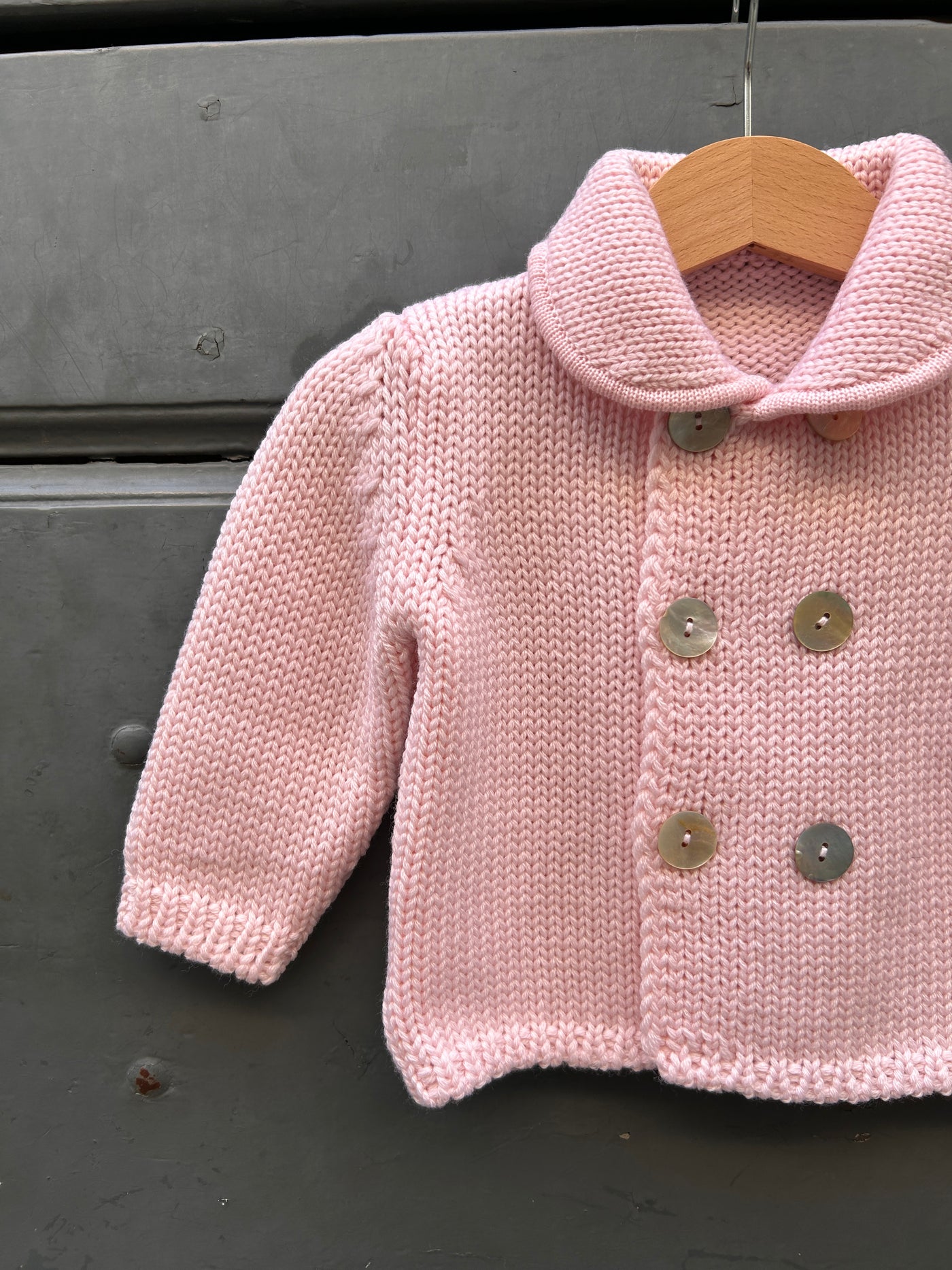 Giaccotto LANA MERINOS EXTRAFINE rosa