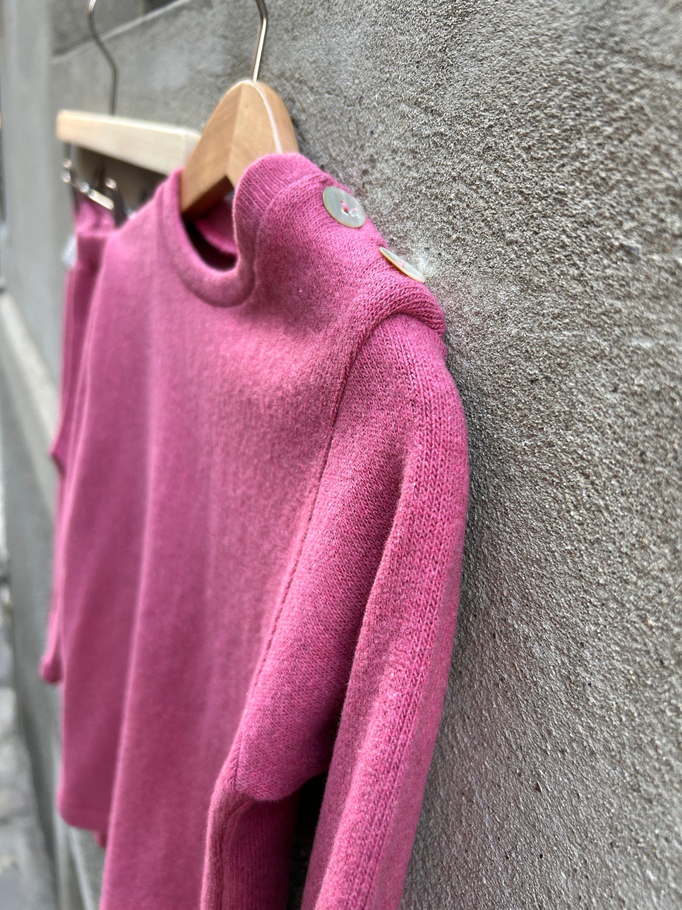 Completo caldo cotone ZOE + SCATOLETTA fucsia