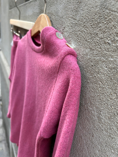 Completo caldo cotone ZOE + SCATOLETTA fucsia