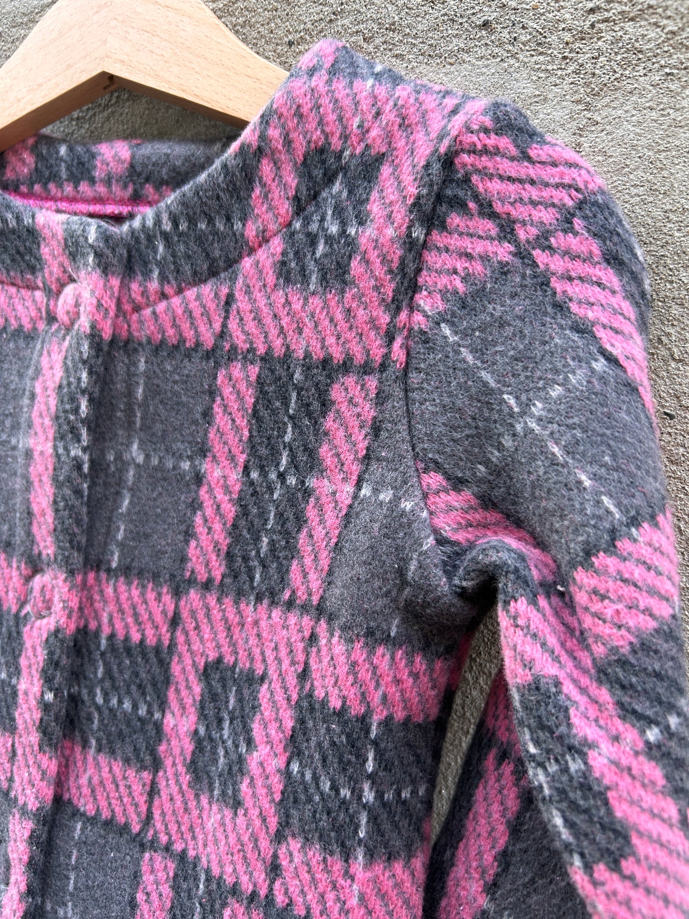 Giacca COCO grigio/fucsia