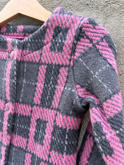 Giacca COCO grigio/fucsia