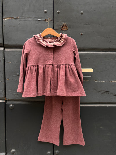 ELOISA righe lilla caldo cotone