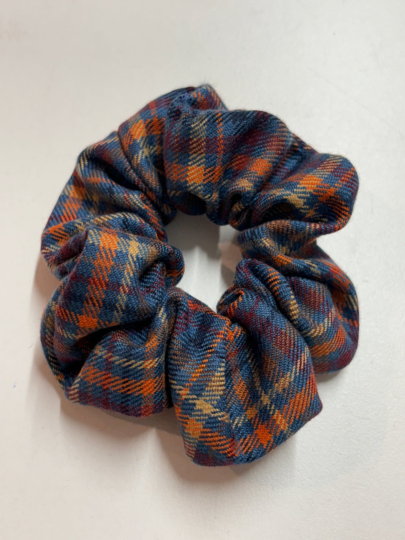 Scrunchies tartan toni caldi
