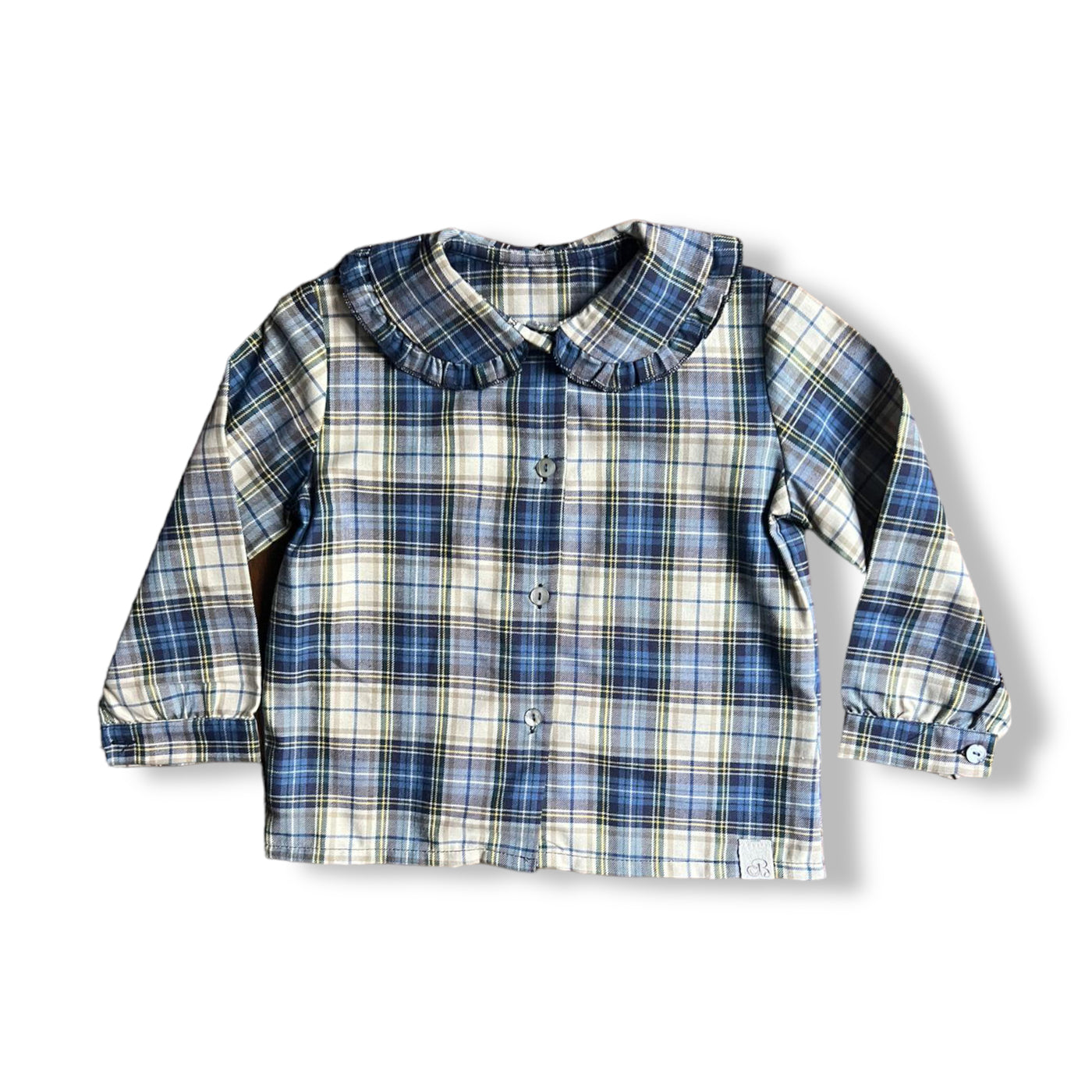 TITTA Camiciola tartan blu