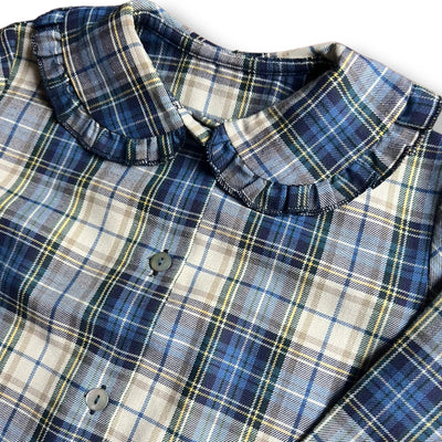 TITTA Camiciola tartan blu
