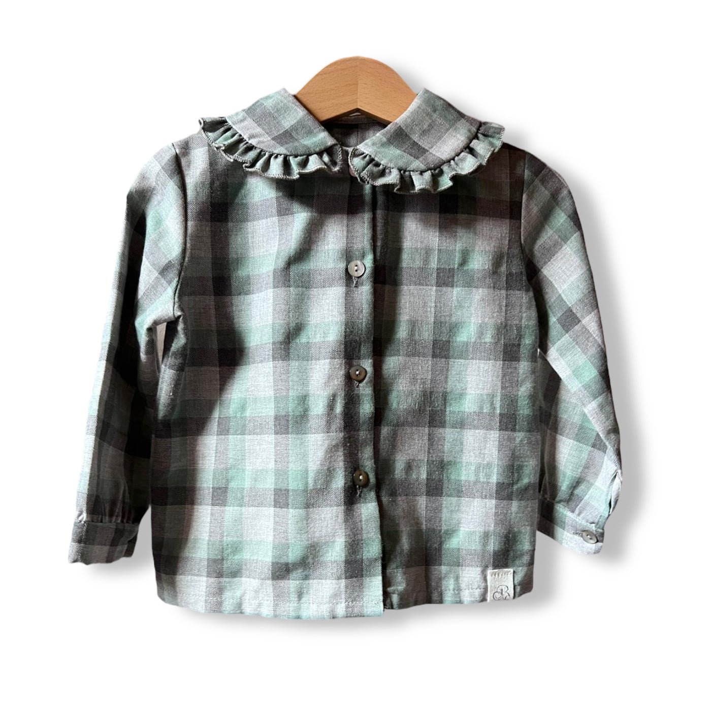 TITTA Camiciola tartan verde