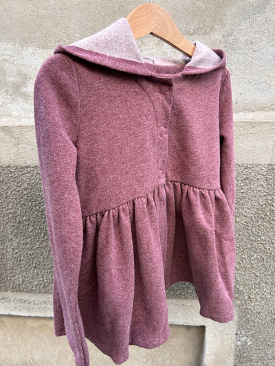 Felpa CLARA felpa lurex prugna