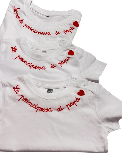 T-shirt PRINCIPESSA DI PAPA'