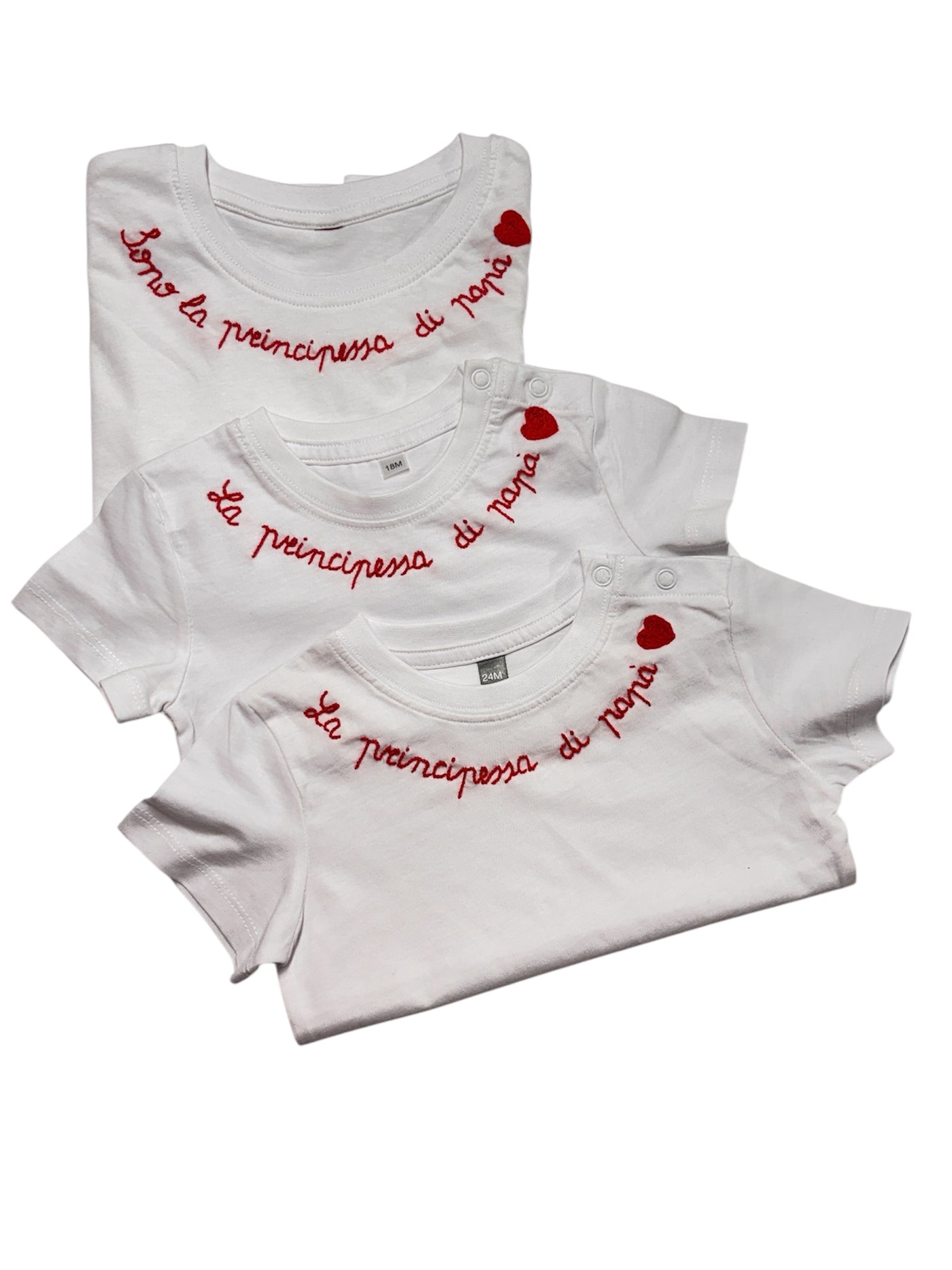 T-shirt PRINCIPESSA DI PAPA'