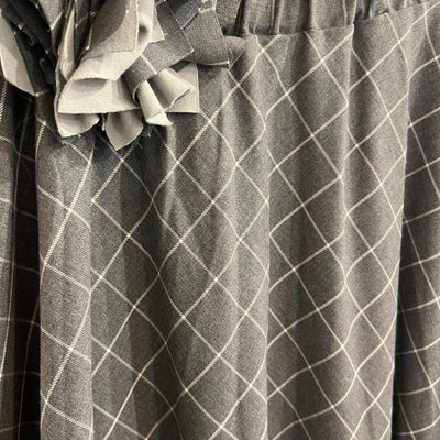 Gonna SIBILLA tartan grigio