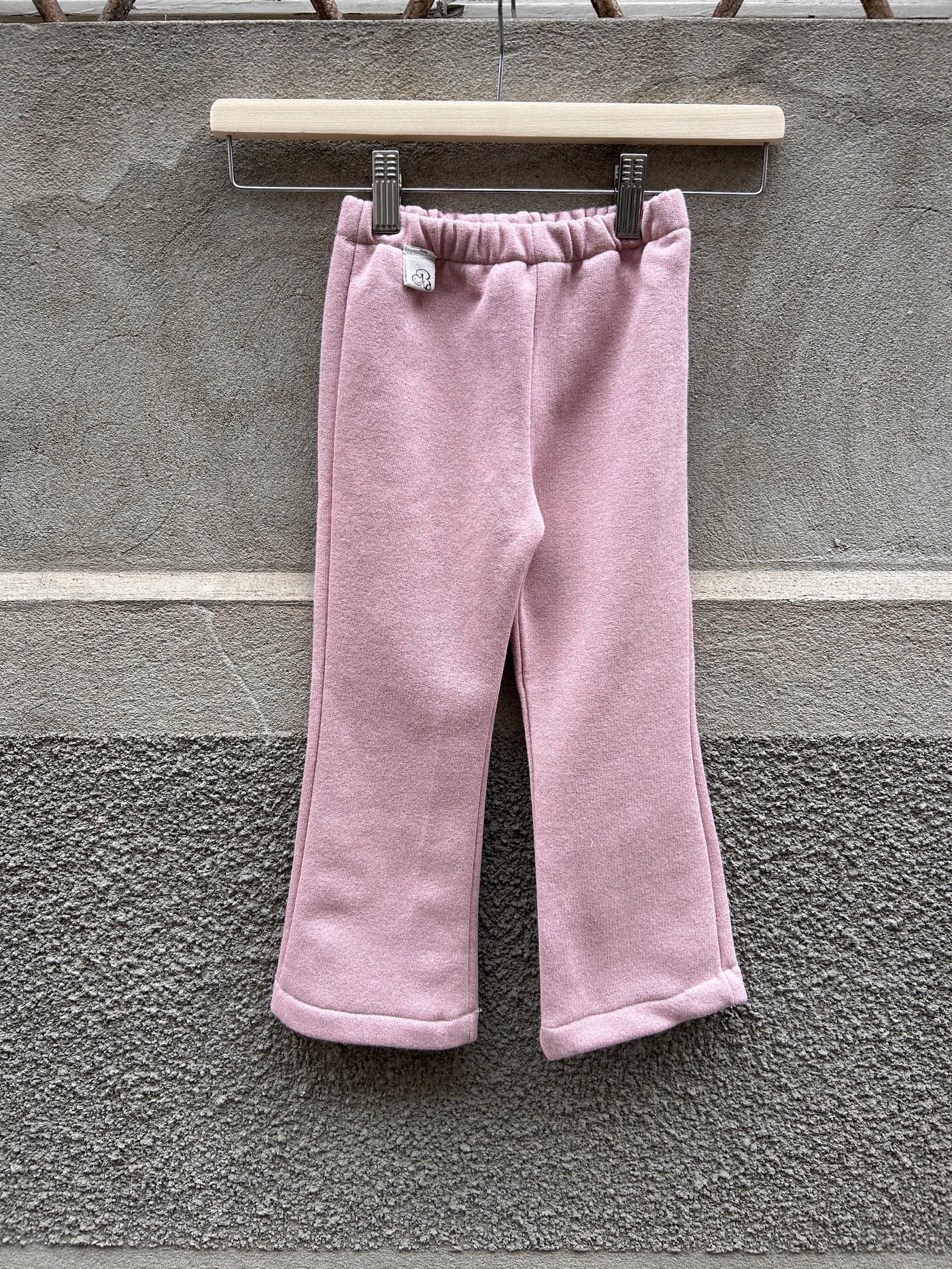 Pantalone ZOE felpa rosa lurex