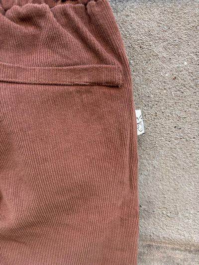 Pantalone NEW YORK costa velluto nutella