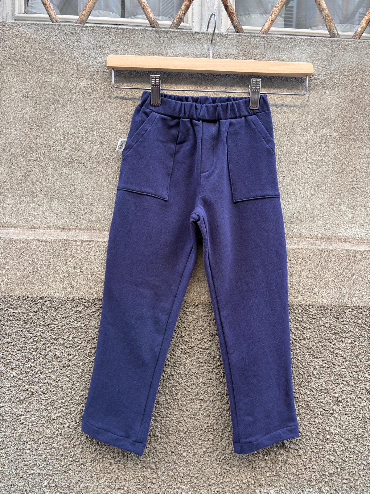 Pantalone NEW YORK felpa Blu