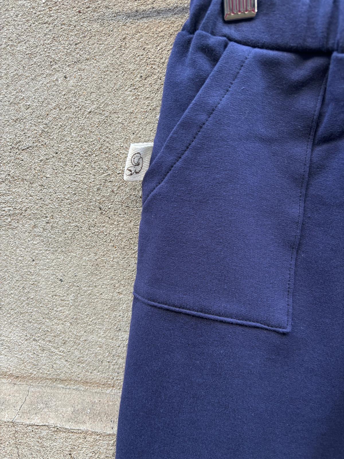 Pantalone NEW YORK felpa Blu