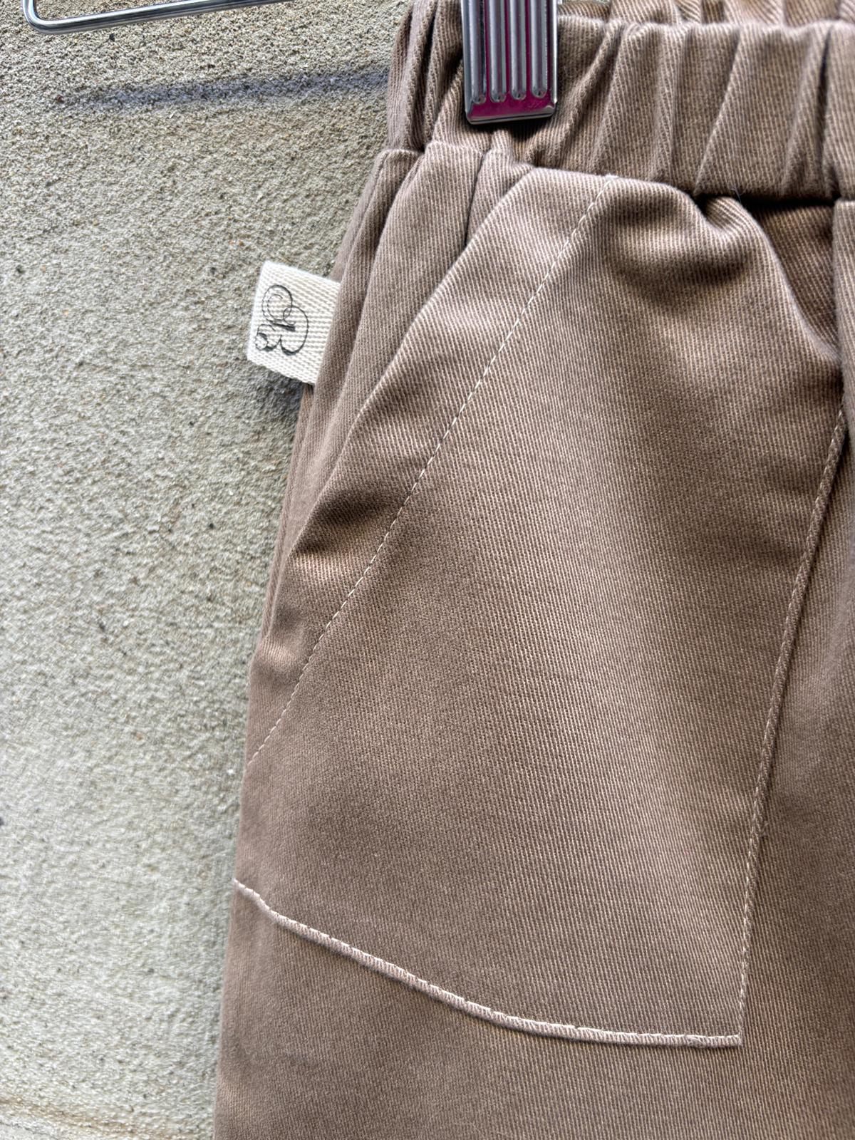 Pantalone NEW YORK fustagno moka