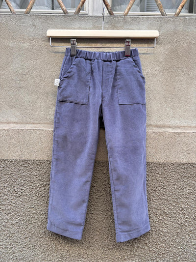 Pantalone NEW YORK micro coste velluto carta zucchero
