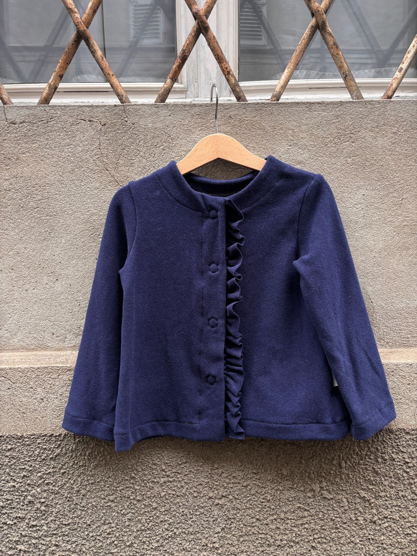 Giacchina VANIA in caldo cotone blu