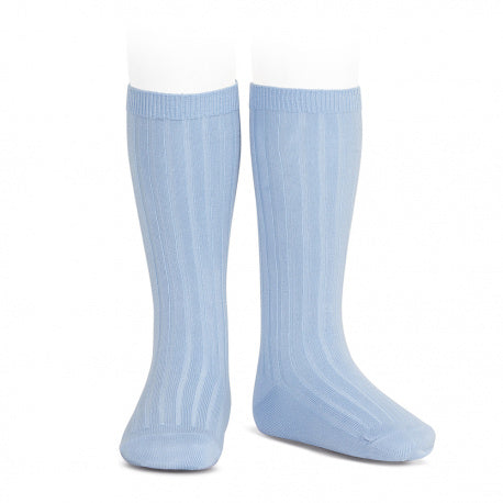 Calze lunghe basic a coste