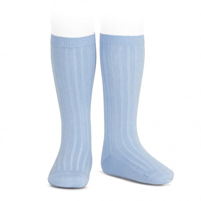 Calze lunghe basic a coste