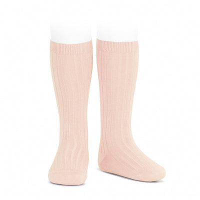 Calze lunghe basic a coste