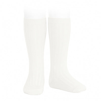 Calze lunghe basic a coste