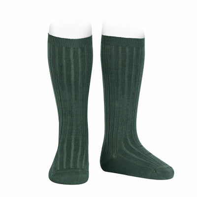 Calze lunghe basic a coste