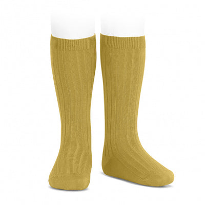 Calze lunghe basic a coste