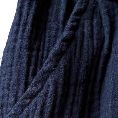GLASGOW Pantalone mussola blu