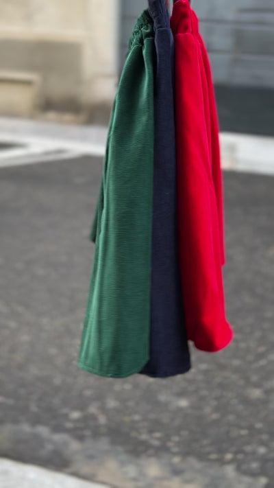 ELSA Gonna velluto liscio