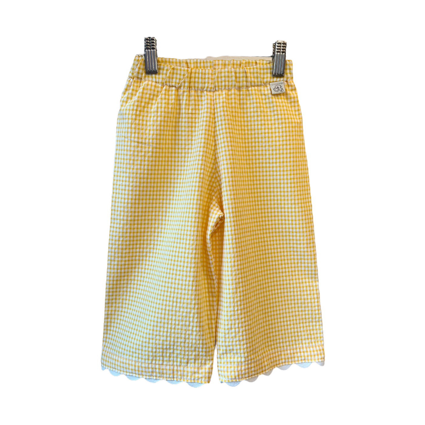 REBECCA Pantalone Vichy Giallo