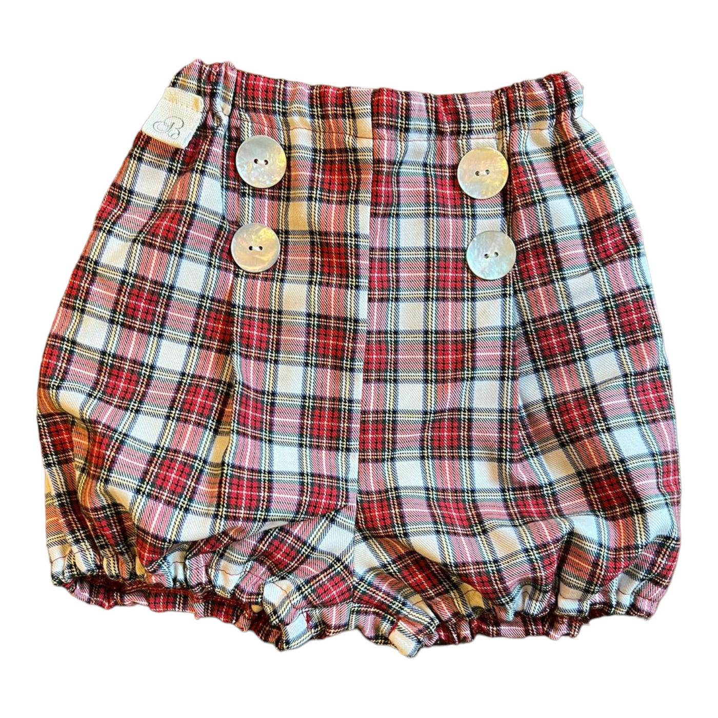Bloomer PORTOFINO tartan bianco e rosso