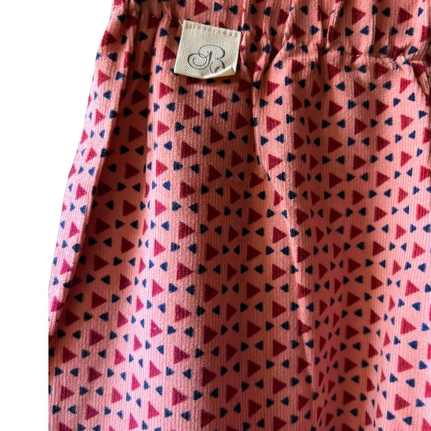 REBECCA Pantalone rosa geometrie