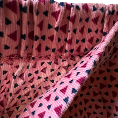 REBECCA Pantalone rosa geometrie
