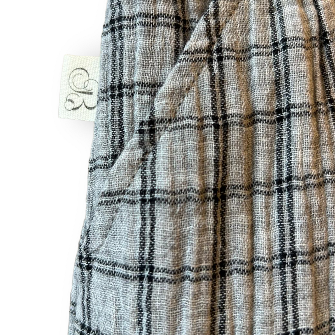 GLASGOW Pantalone mussola grigio
