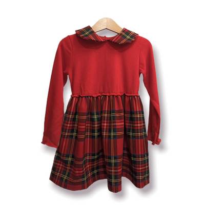 MATILDE Abito tartan rosso