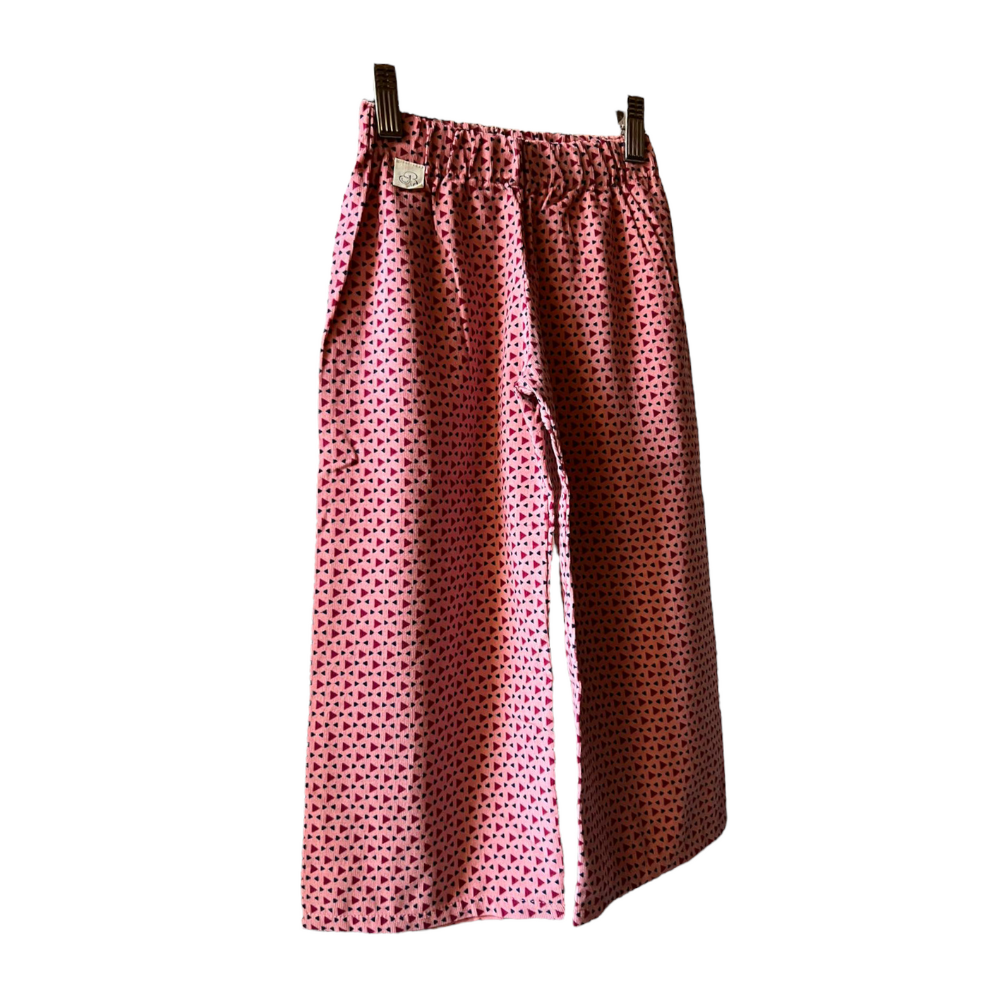 REBECCA Pantalone rosa geometrie