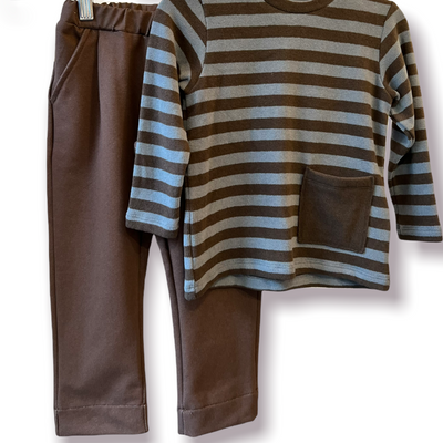 GLASGOW Pantalone cioccolato