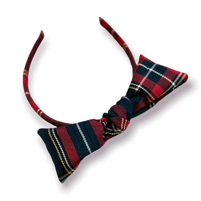Narciso cerchietto tartan